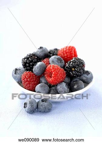 Berries in dish View Large Photo Image Stock Photo - Berries in dish. Fotosearch