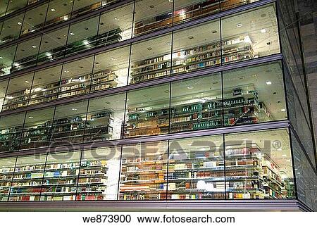 Stock Image - Biblioteca Foral de Bilbao, Biscay, Basque Country, Spain.. Fotosearch