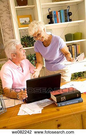 bill, computer, at-home View Large Photo Image Stock Image - bill, computer, at-home. Fotosearch