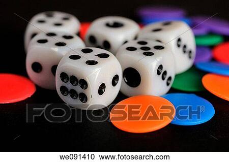 Stock Image - black, blue, card. Fotosearch