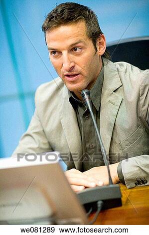 Stock Photo - black hair, business, authority. Fotosearch