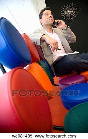 black hair, business, calling, cell phone View Large Photo Image Stock Photography - black hair, business, calling, cell phone. Fotosearch