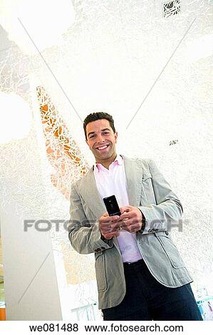 black hair, business, cell phone View Large Photo Image Stock Photo - black hair, business, cell phone. Fotosearch