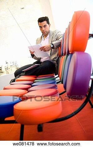 black hair, chair, business, absorbed View Large Photo Image Stock Photo - black hair, chair, business, absorbed. Fotosearch