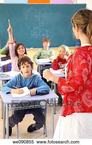 blackboard, chalkboard, boy, board, Arm raised View Large Photo Image Stock Photography - blackboard, chalkboard, boy, board, Arm raised. Fotosearch