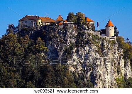 Bled Castle, Lake Bled, Slovenia View Large Photo Image Stock Image - Bled Castle, Lake Bled, Slovenia. Fotosearch