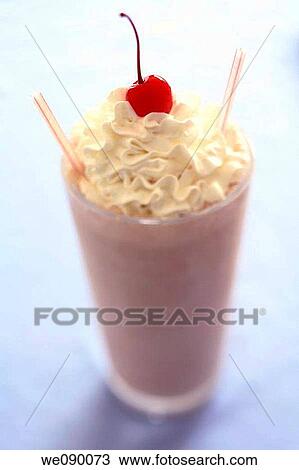 blended, cherry, chocolate, cold, cool, cream View Large Photo Image Stock Image - blended, cherry, chocolate, cold, cool, cream. Fotosearch
