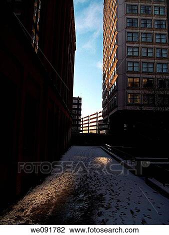 blind, Narrow street, dead-end, city, alley View Large Photo Image Stock Image - blind, Narrow street, dead-end, city, alley. Fotosearch