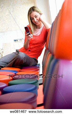 blond, break, break-time, business View Large Photo Image Stock Photo - blond, break, break-time, business. Fotosearch