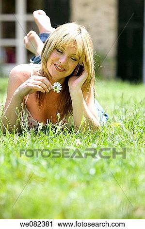 blond, calling, calm View Large Photo Image Stock Image - blond, calling, calm. Fotosearch