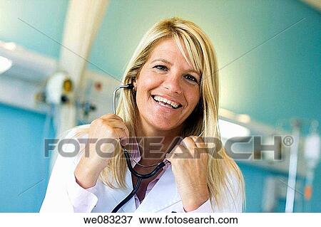 blond, doctor, fair-haired View Large Photo Image Stock Photo - blond, doctor, fair-haired. Fotosearch