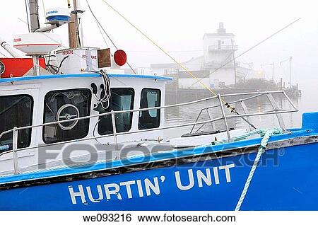 Blue boat in fog at Fishermans Cove Eastern Passage Halifax Nova Scotia View Large Photo Image Stock Photograph - Blue boat in fog at Fishermans Cove Eastern Passage Halifax Nova Scotia. Fotosearch