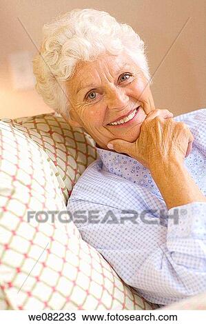 blue eyes, chair, calm, at-home View Large Photo Image Stock Image - blue eyes, chair, calm, at-home. Fotosearch