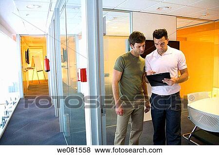 Stock Photo - board-room, colleague, business, Attache case. Fotosearch
