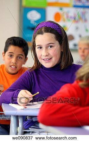 book, brunette, child, classroom View Large Photo Image Stock Photo - book, brunette, child, classroom. Fotosearch
