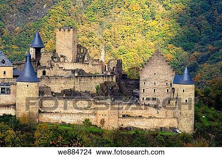 Boursheid castle, Luxembourg 2006 october View Large Photo Image Picture - Boursheid castle, Luxembourg 2006 october. Fotosearch