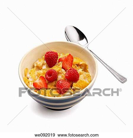 Bowl of cornflakes View Large Photo Image Stock Photo - Bowl of cornflakes. Fotosearch