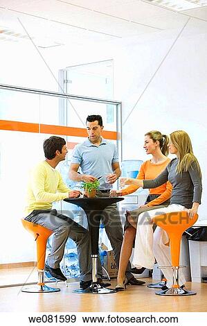 break, break-time, business, cafe View Large Photo Image Stock Photo - break, break-time, business, cafe. Fotosearch