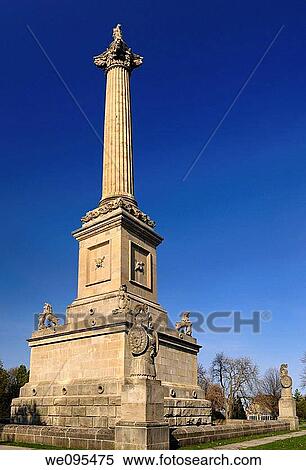 Brock Monument and crypt with internal spiral staircase at Queenstone Heights Niagara Ontario Canada View Large Photo Image Stock Photography - Brock Monument and crypt with internal spiral staircase at Queenstone Heights Niagara Ontario Canada. Fotosearch