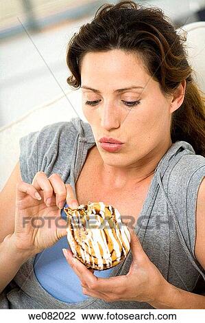 brown hair, cake, calorie, chestnut hair View Large Photo Image Stock Image - brown hair, cake, calorie, chestnut hair. Fotosearch