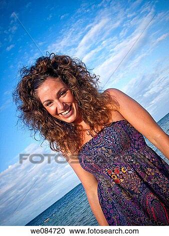 brown hair, chestnut hair, contemporary View Large Photo Image Stock Image - brown hair, chestnut hair, contemporary. Fotosearch