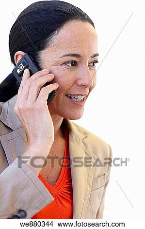 brunette, business, businesspeople, businesswoman, calling View Large Photo Image Picture - brunette, business, businesspeople, businesswoman, calling. Fotosearch