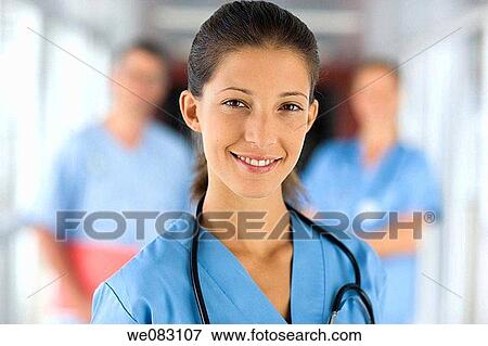 Stock Photo - brunette, dark hair, Female. Fotosearch