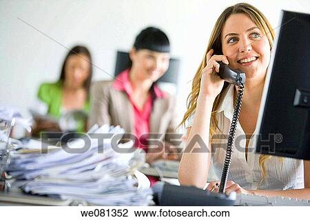 business, businesspeople, businesswoman, calling View Large Photo Image Stock Image - business, businesspeople, businesswoman, calling. Fotosearch