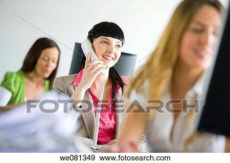 business, businesspeople, businesswoman, calling View Large Photo Image Stock Photo - business, businesspeople, businesswoman, calling. Fotosearch