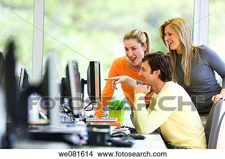Picture - business, collaboration, colleague. Fotosearch