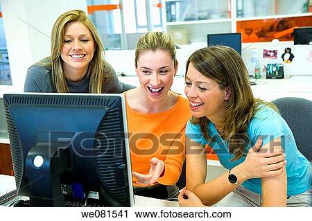 Stock Image - business, collaboration, colleague. Fotosearch