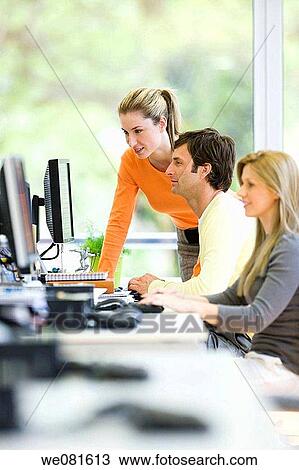 Stock Image - business, collaboration, colleague. Fotosearch