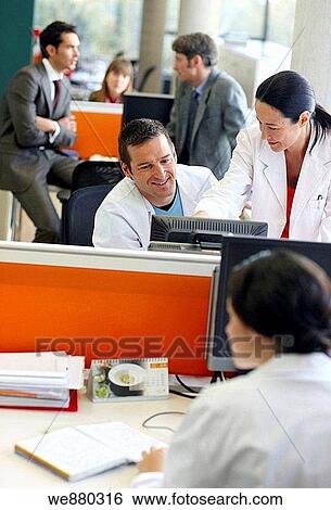 Stock Photograph - business, colleague. Fotosearch