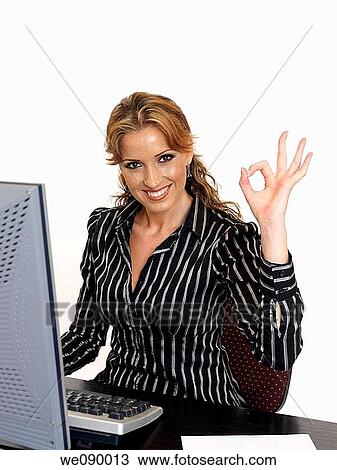 Stock Image - Businesswoman. Fotosearch