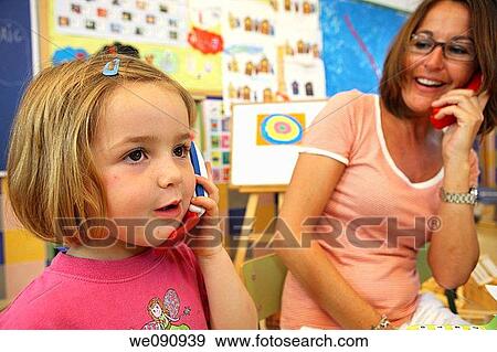 calling, cell phone, child, childhood View Large Photo Image Stock Photo - calling, cell phone, child, childhood. Fotosearch