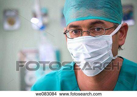 Picture - cap, Close-up, doctor. Fotosearch