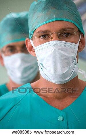 Stock Photography - cap, colleague, doctor. Fotosearch