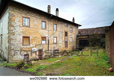 Casario en Izarra Alava View Large Photo Image Stock Photograph - Casario en Izarra Alava. Fotosearch