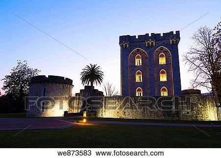 Castle Arteaga in Gautegiz Arteaga. Biscay. Basque Country. Spain. Currently use hotel View Large Photo Image Stock Image - Castle Arteaga in Gautegiz Arteaga. Biscay. Basque Country. Spain. Currently use hotel. Fotosearch