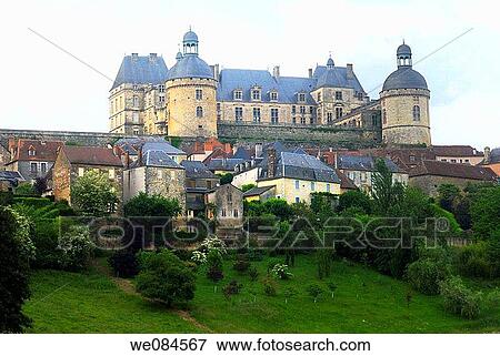 Castle of Hautefort. Dordogne, Aquitaine, France View Large Photo Image Stock Photo - Castle of Hautefort. Dordogne, Aquitaine, France. Fotosearch