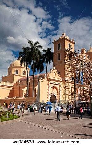 Cathedral in Plaza Morazan, Tegucigalpa, Honduras View Large Photo Image Stock Photo - Cathedral in Plaza Morazan, Tegucigalpa, Honduras. Fotosearch