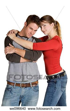 Caucasian couple having fun together View Large Photo Image Stock Image - Caucasian couple having fun together. Fotosearch