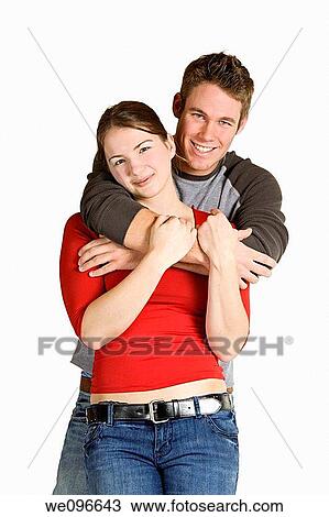 Caucasian couple having fun together View Large Photo Image Stock Image - Caucasian couple having fun together. Fotosearch