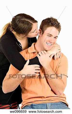 Caucasian couple having fun together View Large Photo Image Stock Photo - Caucasian couple having fun together. Fotosearch