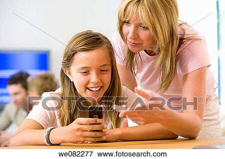 cell phone, child, at-home View Large Photo Image Stock Photo - cell phone, child, at-home. Fotosearch