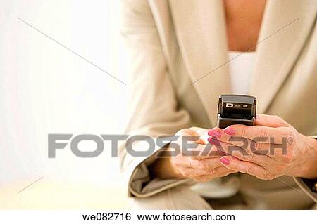 Stock Photograph - cell phone, Close-up, communication, contemporary. Fotosearch
