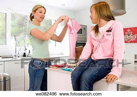 chat, clothes, child, at-home View Large Photo Image Stock Photograph - chat, clothes, child, at-home. Fotosearch