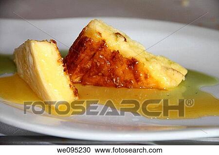 Cheese cake with caramel View Large Photo Image Stock Image - Cheese cake with caramel. Fotosearch