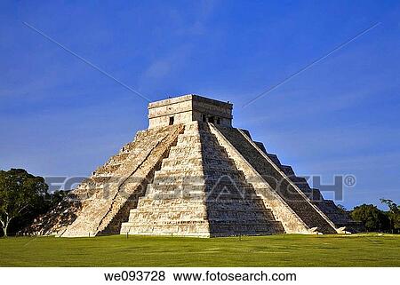 Chichen Itza The main pyramid El Castillo is also called Temple of Kukulcan The Maya name? Chich? en Itza? means? At the mouth of the well of the Itza? Located in the Yucatan Peninsula of Mexico View Large Photo Image Stock Photo - Chichen Itza The main pyramid El Castillo is also called Temple of Kukulcan The Maya name? Chich? en Itza? means? At the mouth of the well of the Itza? Located in the Yucatan Peninsula of Mexico. Fotosearch