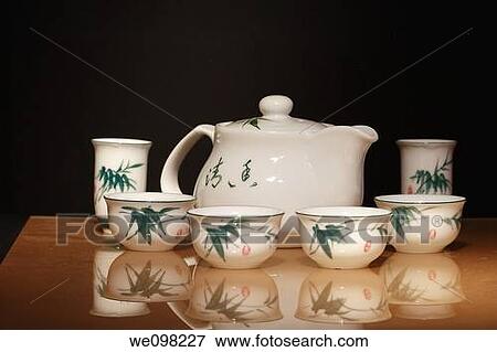 Stock Photo - chinese tea set. Fotosearch